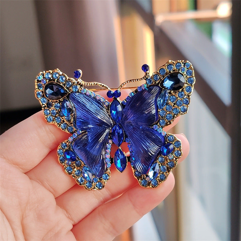 Elegant butterfly brooch for women