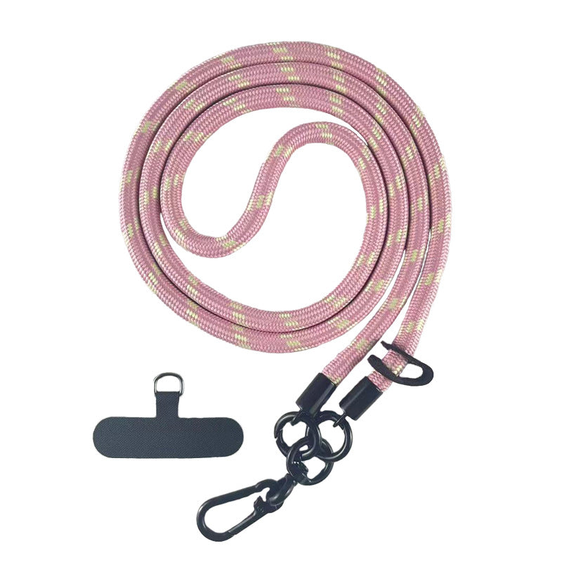 Universal phone lanyard in black