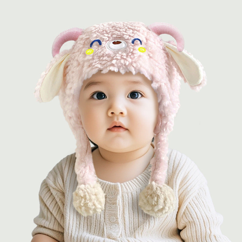 Soft plush beanie for kids 4