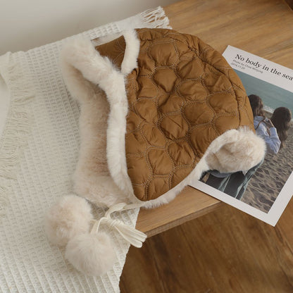 Cozy Fox Ear Plush Hat Image 4
