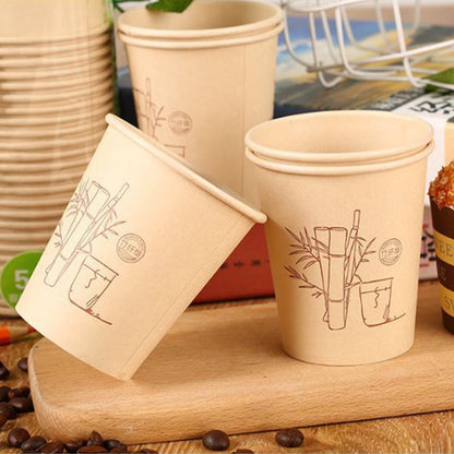 Sustainable Bamboo Fiber Disposable Cup Image 3