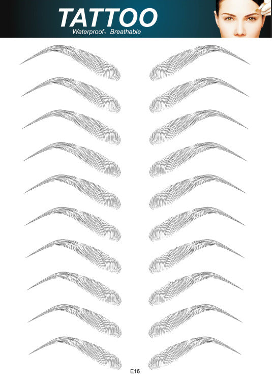 Waterproof Eyebrow Stickers - Image 2