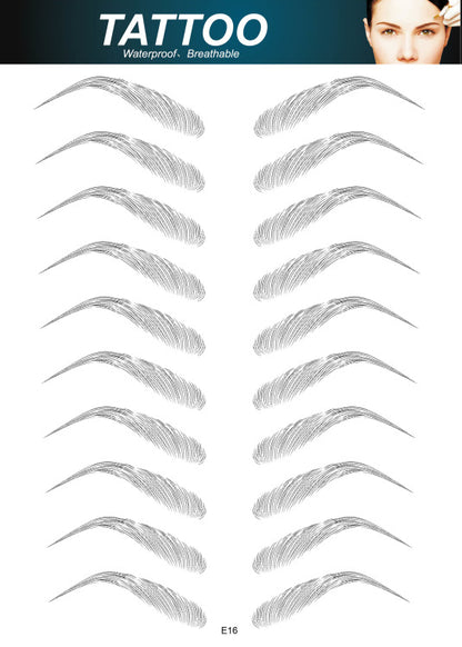 Waterproof Eyebrow Stickers - Image 2