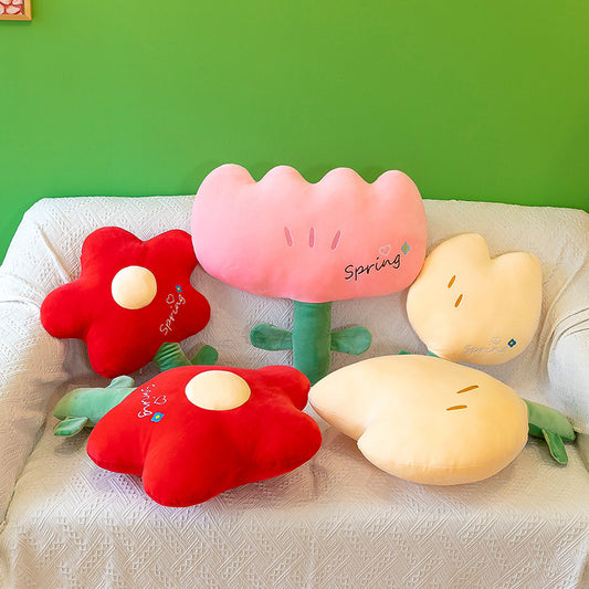 tulip plush pillow