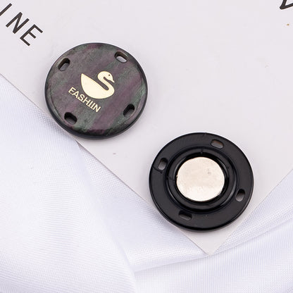 No drill magnetic snap closure