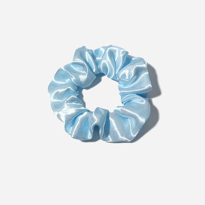 Korean fabric hair band in use