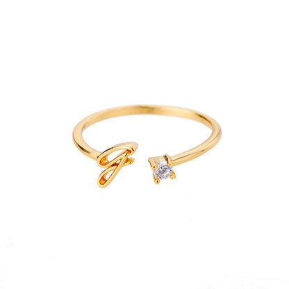 alphabet ring display image