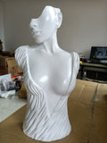 Side Beautiful Girl Small White [25*13*11cm] (Pack of 1)