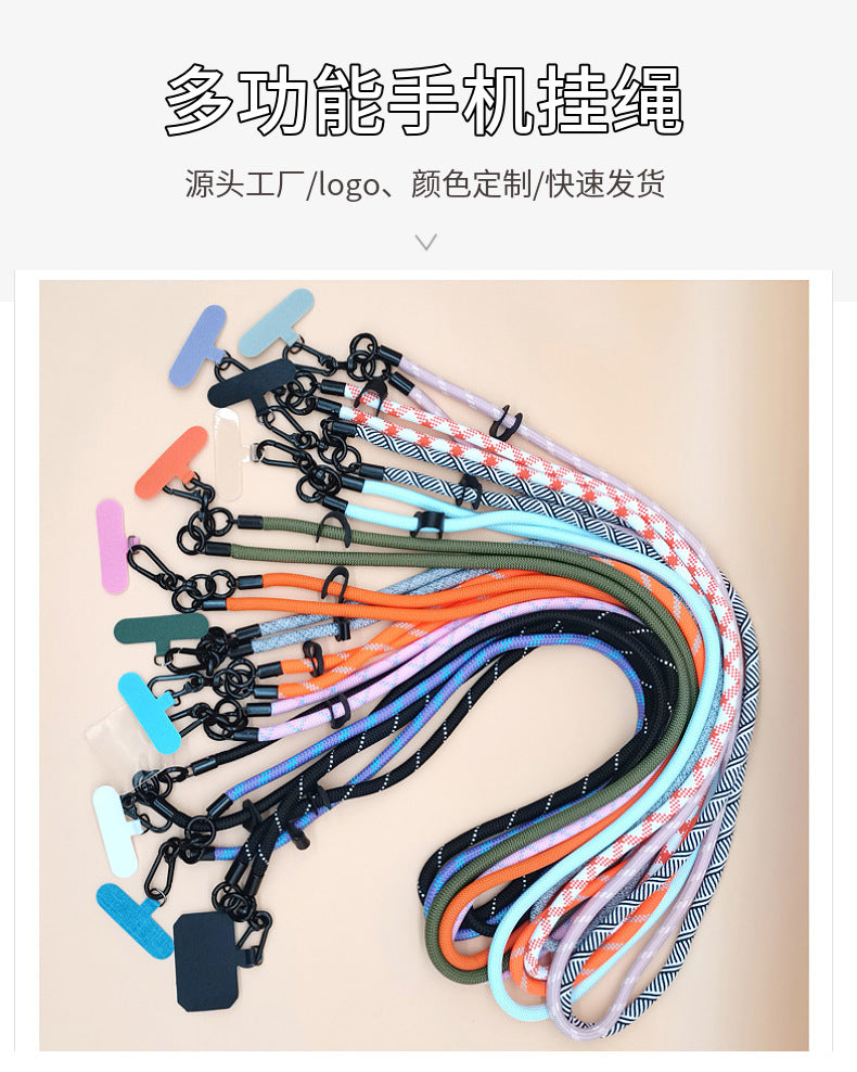 Colorful lanyard for phone accessories
