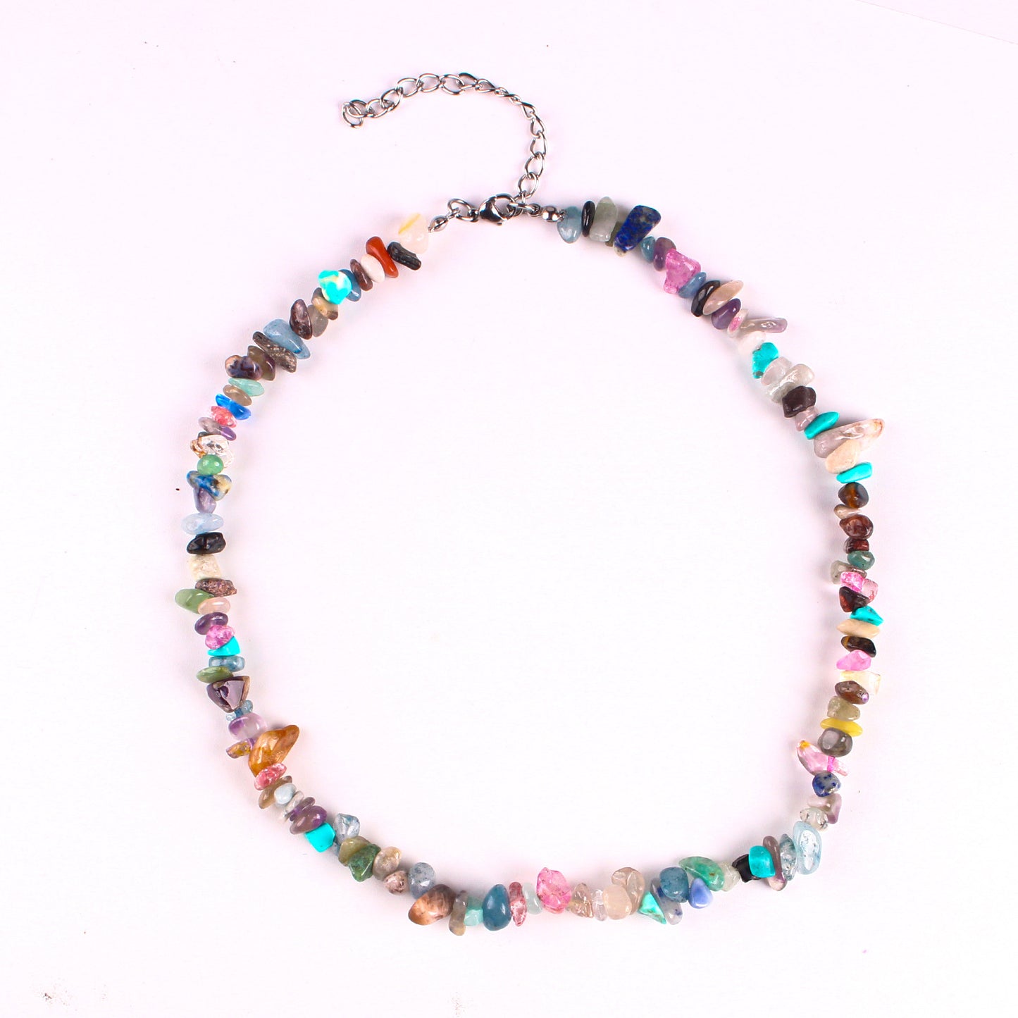 Elegant crystal necklace on display image 4