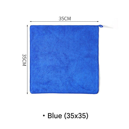 Microfiber cleaning cloth in purple color