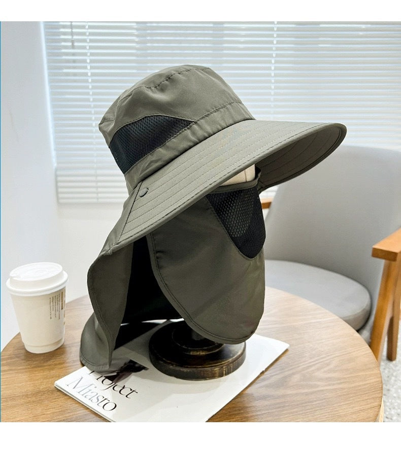 Stylish fisherman's cap with waterproof features image