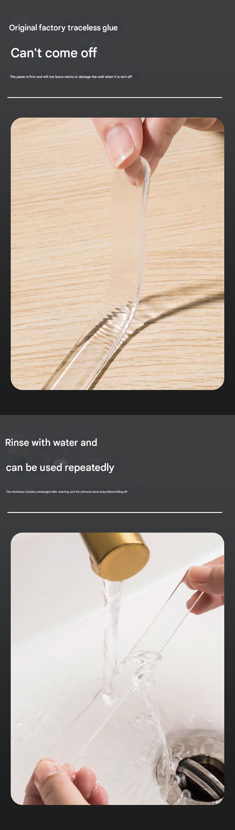 Transparent silicone bumper for door handles
