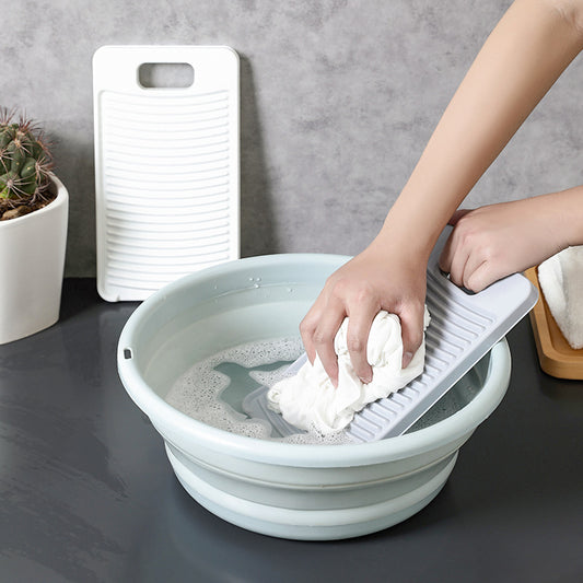 Comfortable laundry board for dorm life washing