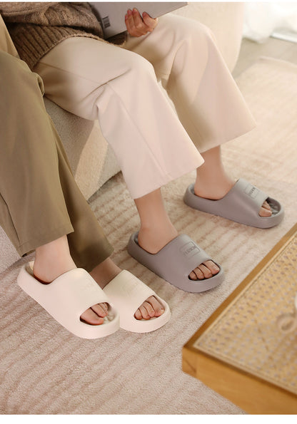 black house slippers