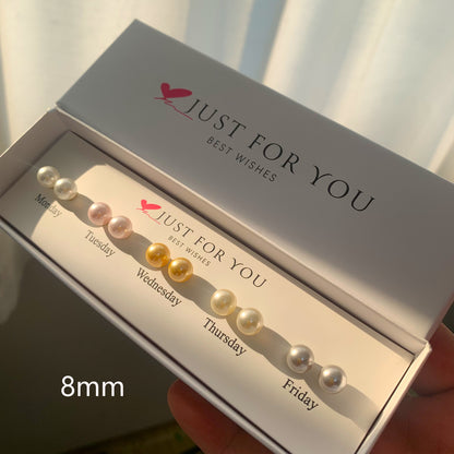 Heart-Shaped Earring Set