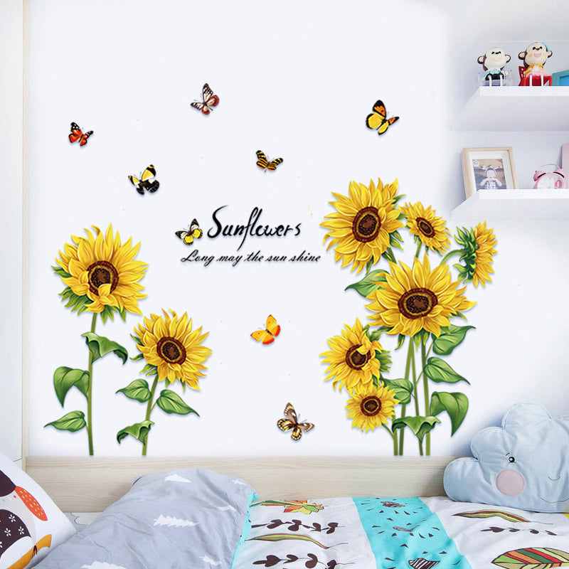 Sunflower wall sticker image 5