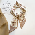 Brown Series Ribbon Scarf - 9