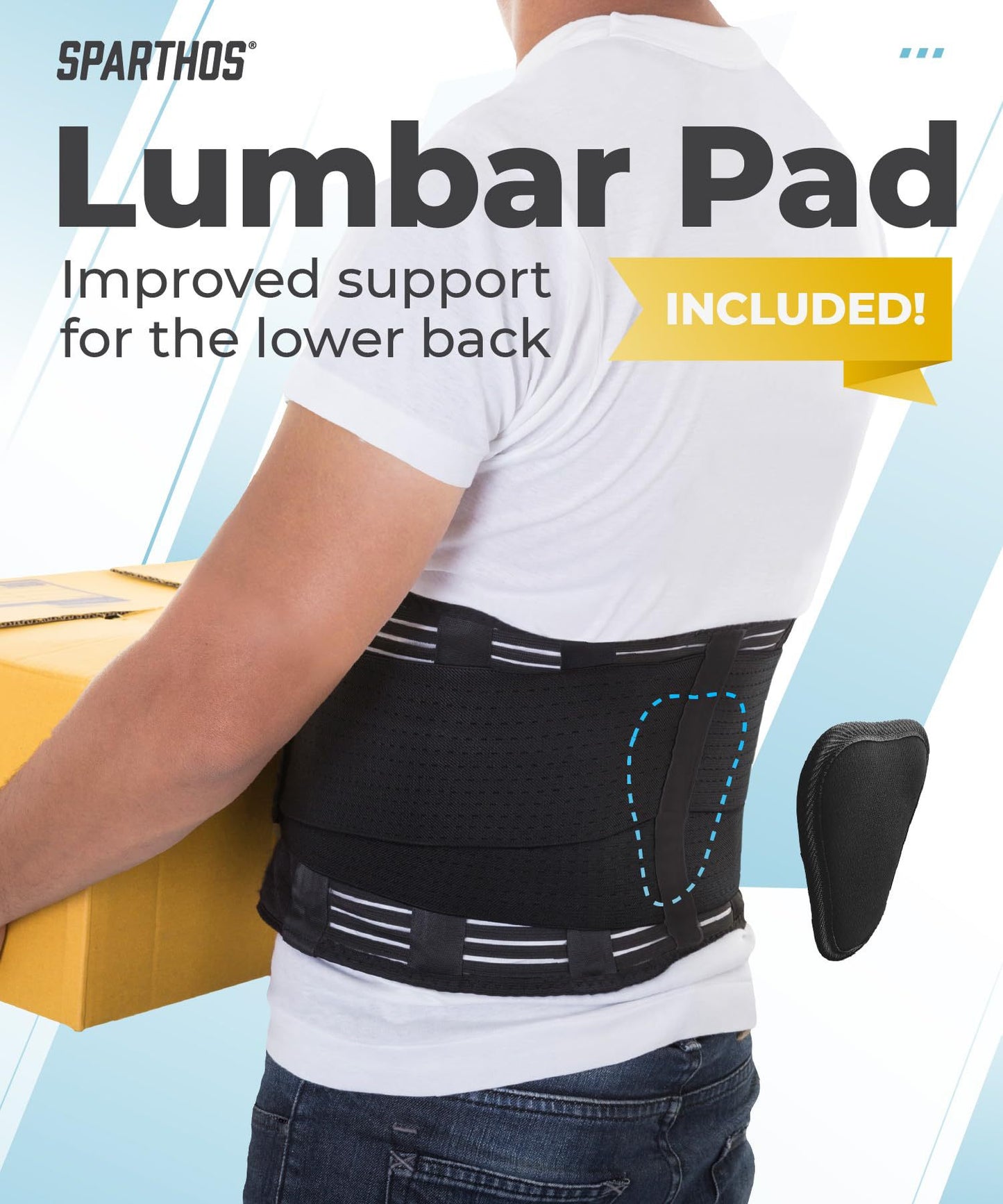 Dual Compression Waist Support Belt Image 2