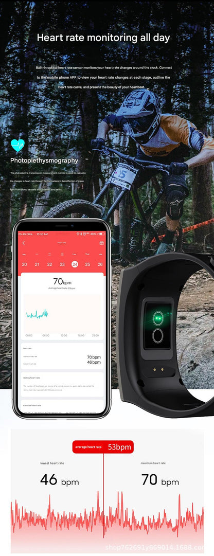 DM12 smartwatch on wrist