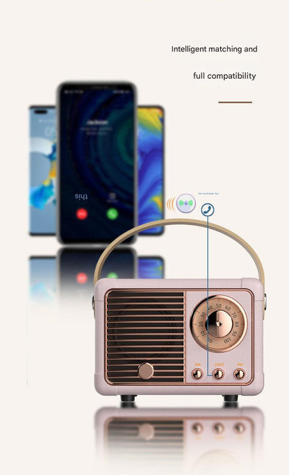 Portable speaker with USB and AUX support
