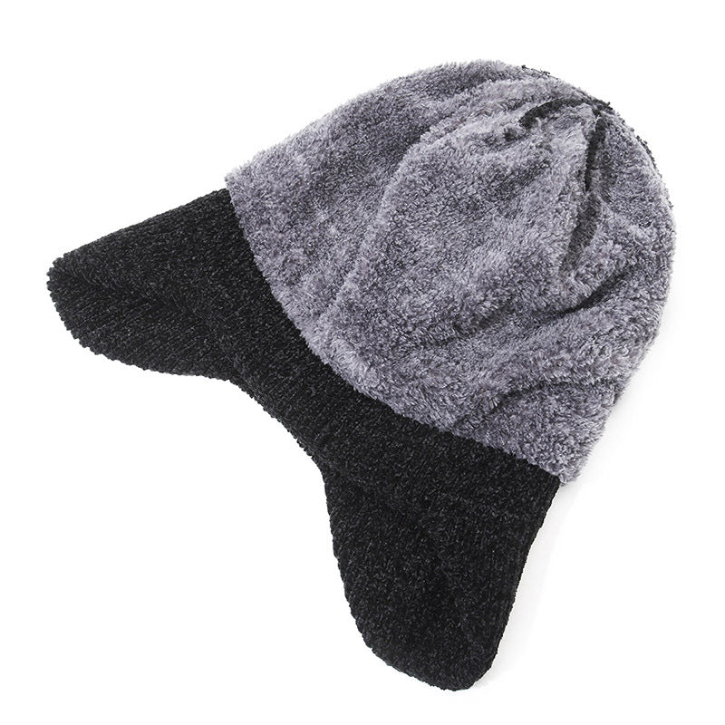 Stylish blue winter hat for outdoor activities