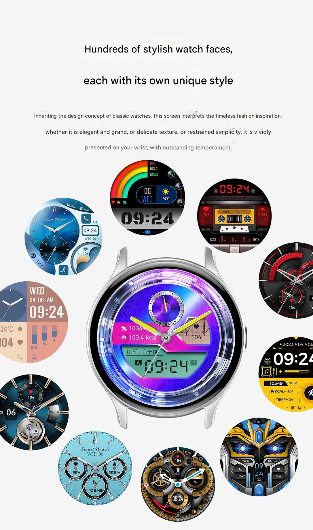 HK89 Smartwatch Wearable Health Tracker