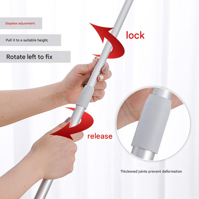 Adjustable aluminum clothes drying rack image 1