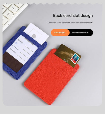 Card holder showcasing different color options for versatility