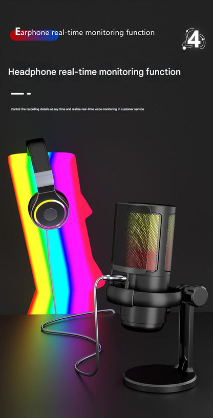 Portable USB microphone for podcasting