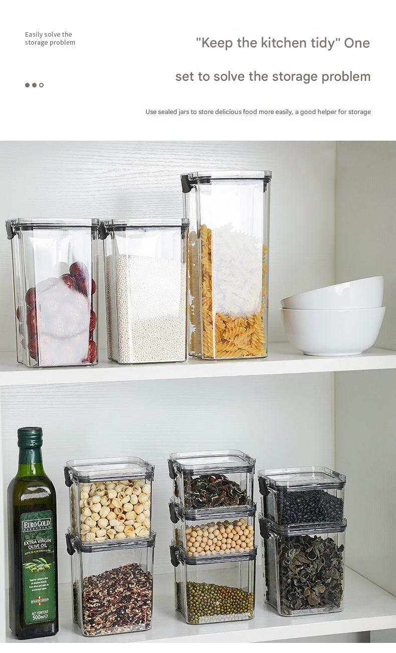 clear plastic kitchen storage container 4