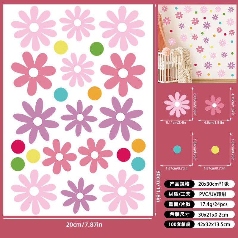 Colorful decorative wall art for baby's bedroom
