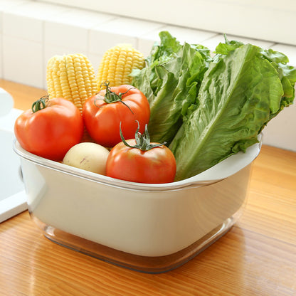 Double Layer Vegetable Washing Basket Image 4