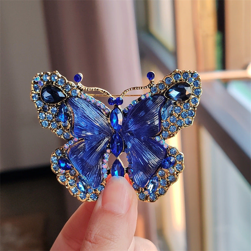 Stylish butterfly pin for winter fashion