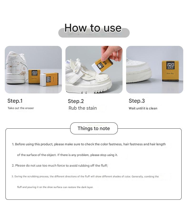 Effective suede rubber shoe cleaner eraser for sneakers