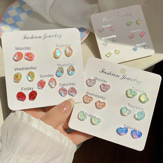 Colorful Butterfly Stud Earrings image 8