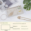Beige Earring Tray (Pack of 1)