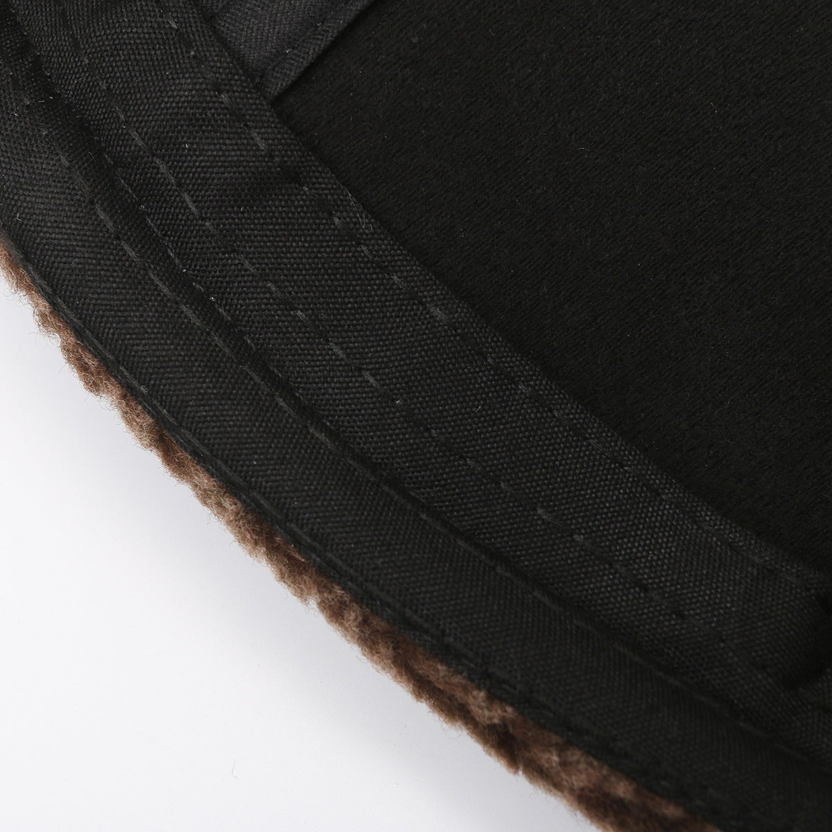 Fashionable brown winter hat