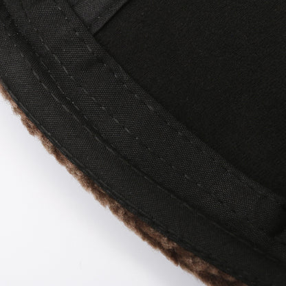Fashionable brown winter hat