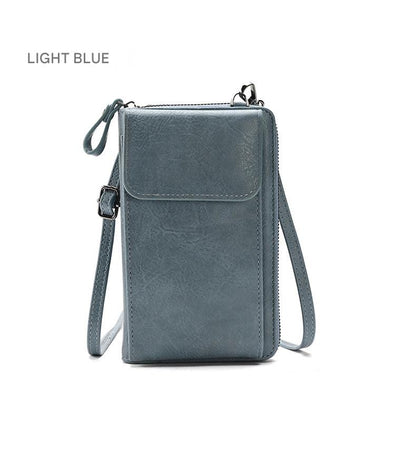 Women's crossbody wallet green