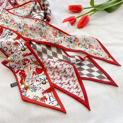 colorful women's scarf headband image 3