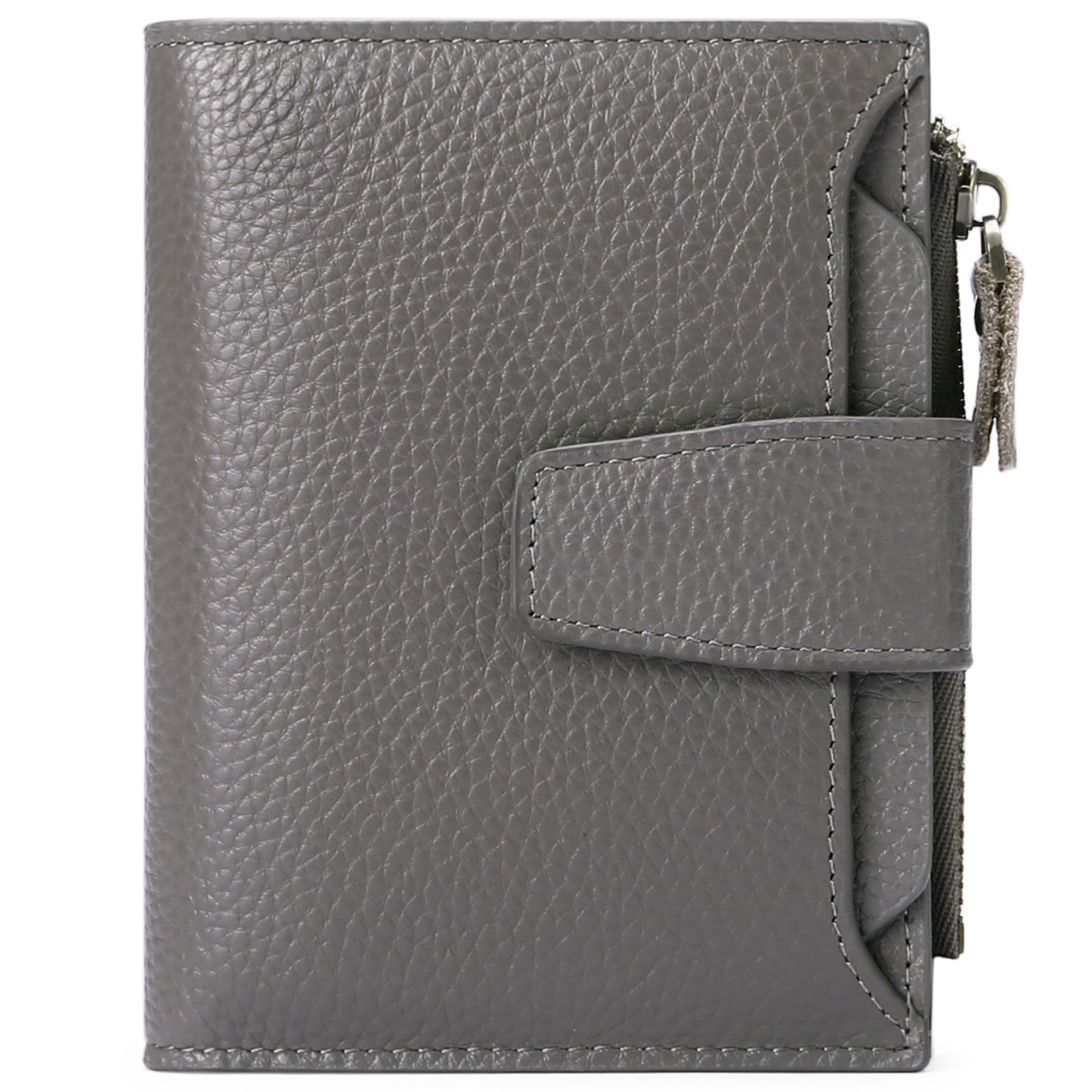 Premium leather wallet for women navy blue