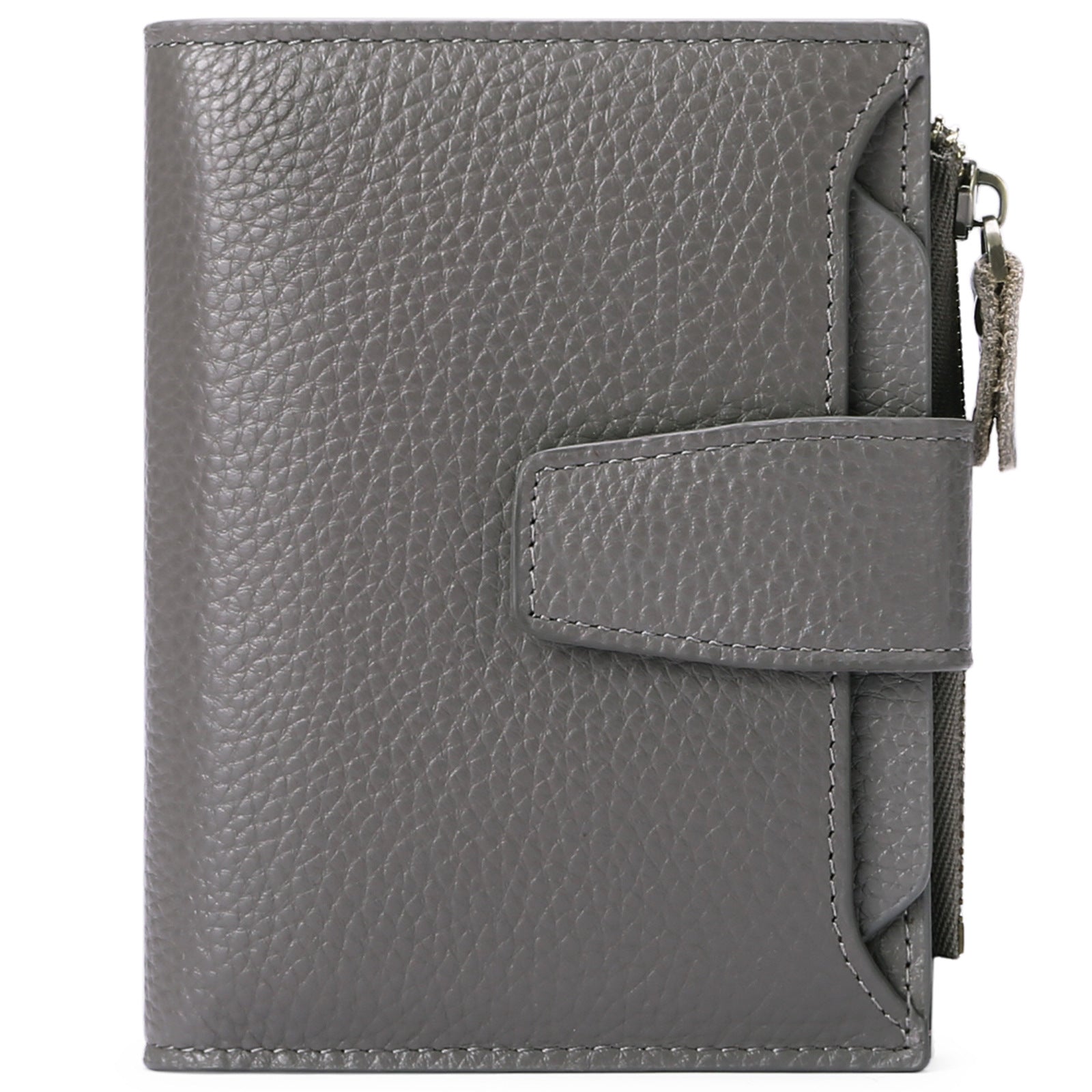 Premium leather wallet for women navy blue