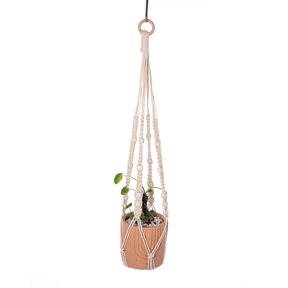 Beautiful cotton rope plant basket - image 8