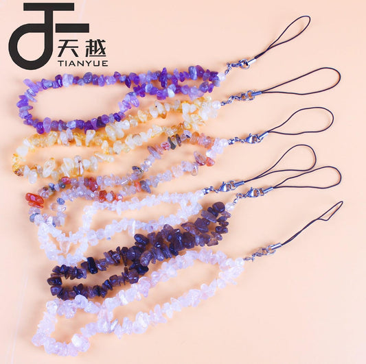 Unique Bohemian Phone Accessory with Colorful Crystals