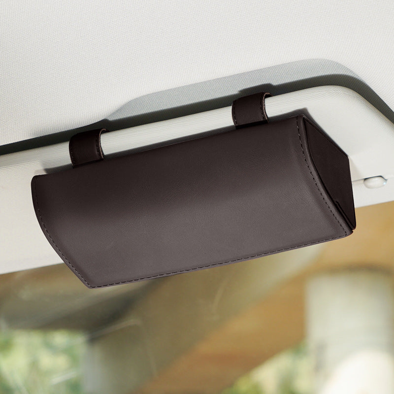 Car sunglasses holder document organizer