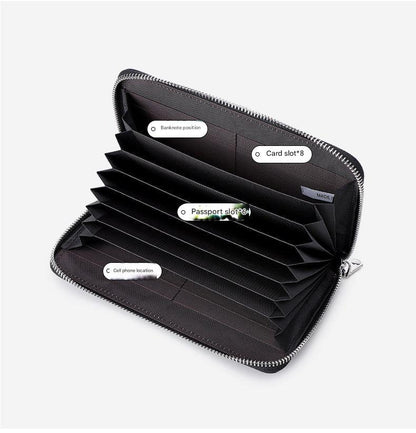 Premium RFID Leather Passport Holder Image 9