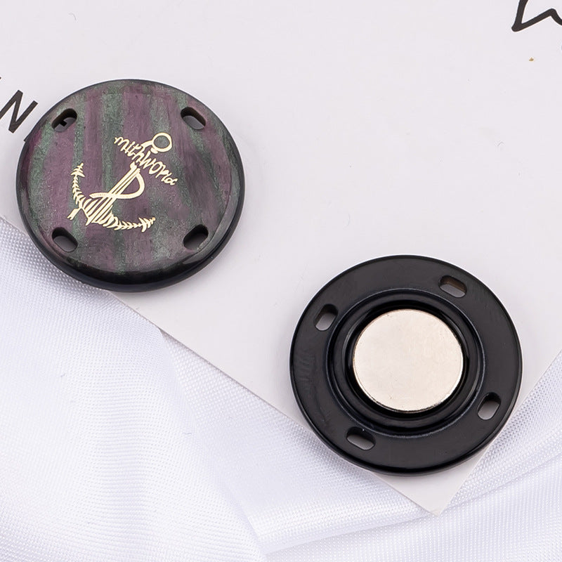 Strong magnetic button for accessories