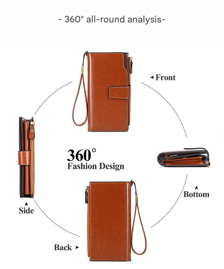 Chic long wallet for everyday use