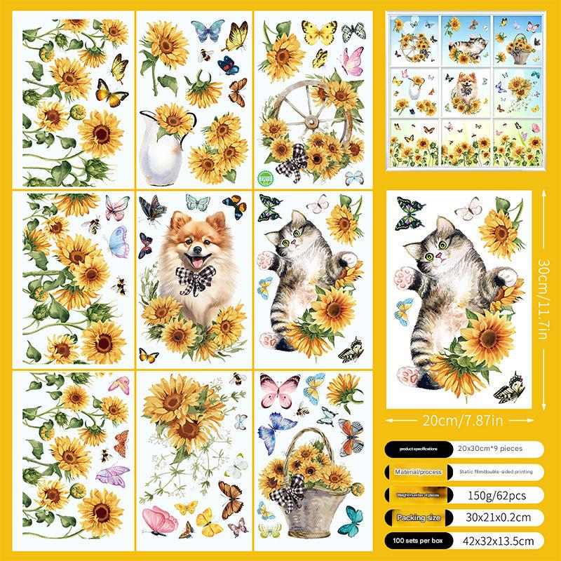 Spring Floral Window Sticker Image 7